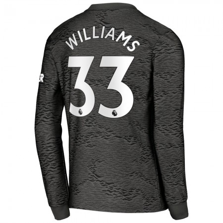 Billiga Fotbollströjor Manchester United Williams 33 Borta tröja 2020/21 Långärmad